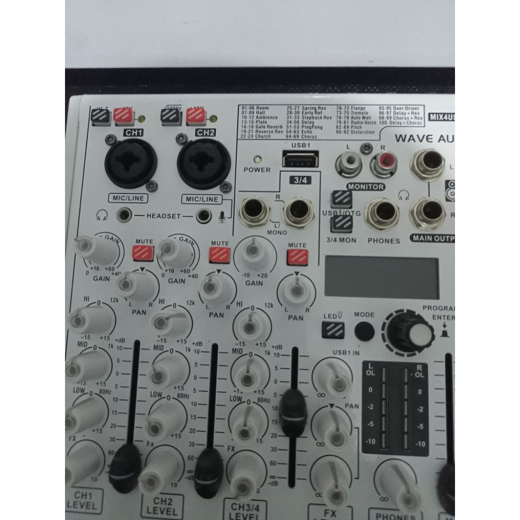 mixer wave audio 4 usb v2