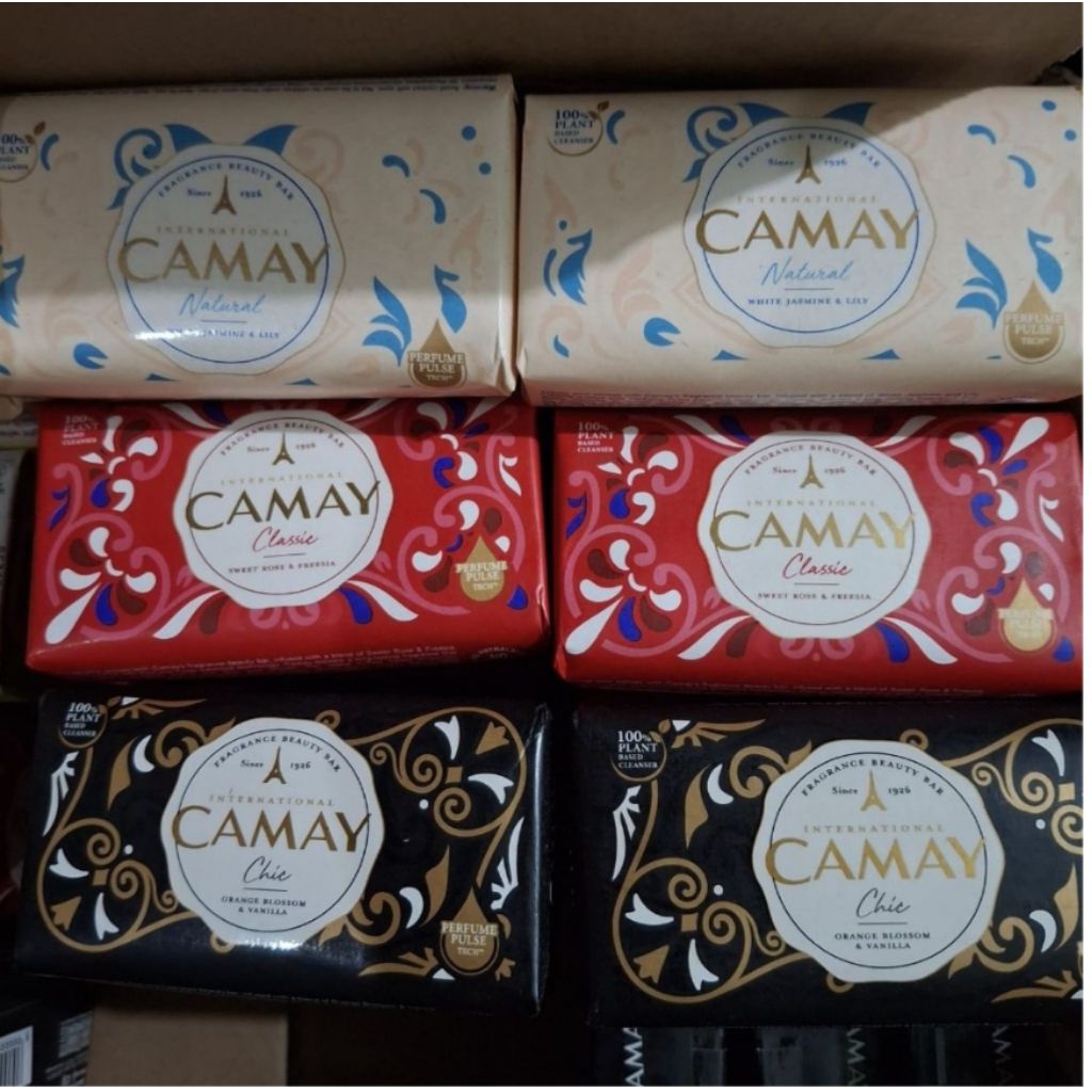 Sabun mandi camay kalsik sabun batang camay kemasan 125gr tersedia 3 varian warna sabun batang camay