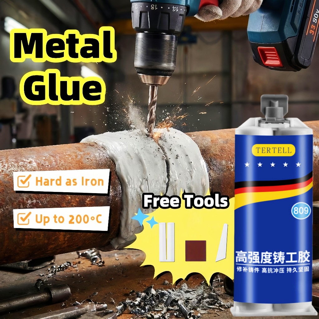 Lem ab besi super kuat tahan panas lem sealent anti bocor dan rembes knalpot bocor epoxy pvc plastik