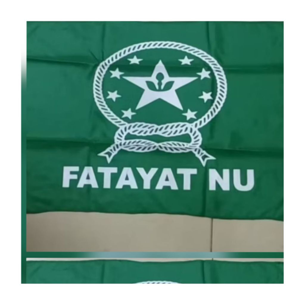 Bendera fatayat NU ukuran 90x60cm