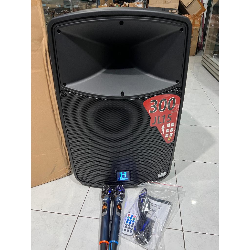 Speaker Aktif Portable Huper JL15 JL-15 JL 15 Original Garansi Resmi Bluetooth 15 inchi JL JL-15 15i