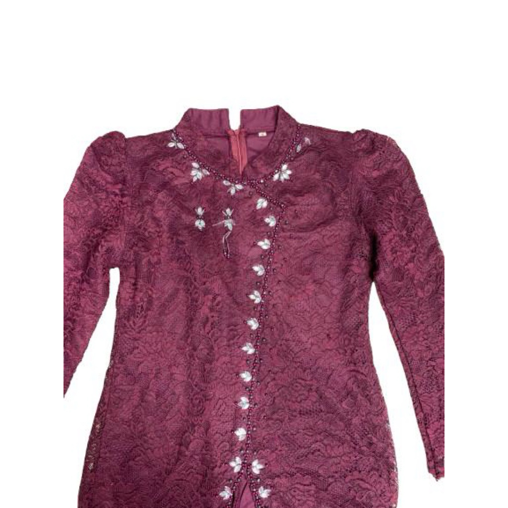 Haghia Busana Store - Kebaya Tunik Janggan Brukat Payet - Tunik Payet Premium - Kebaya Pesta - kebay