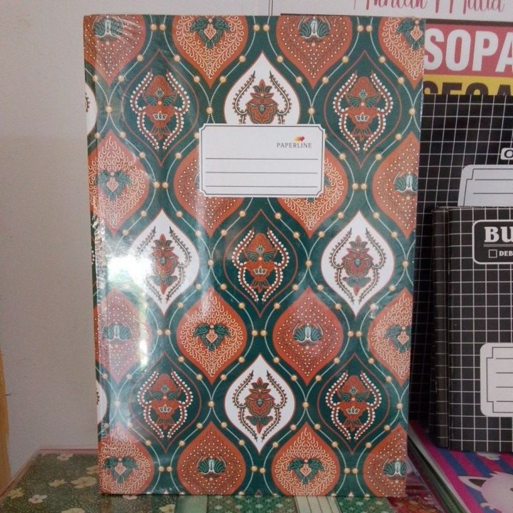 Buku Folio Paperline Buku Besar Kas isi 100 lembar Agenda Hard Cover Batik