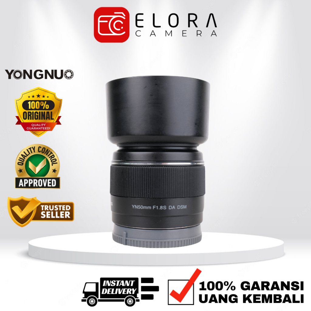 Yongnuo 50mm f1.8 DA DSM for Sony / Lensa Yongnuo 50 mm f 1.8 DA DSM for Sony