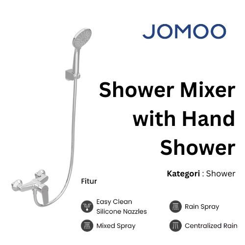 JOMOO SHOWER KAMAR MANDI / PANCURAN AIR KAMAR MANDI DENGAN MODE PANAS DAN DINGIN