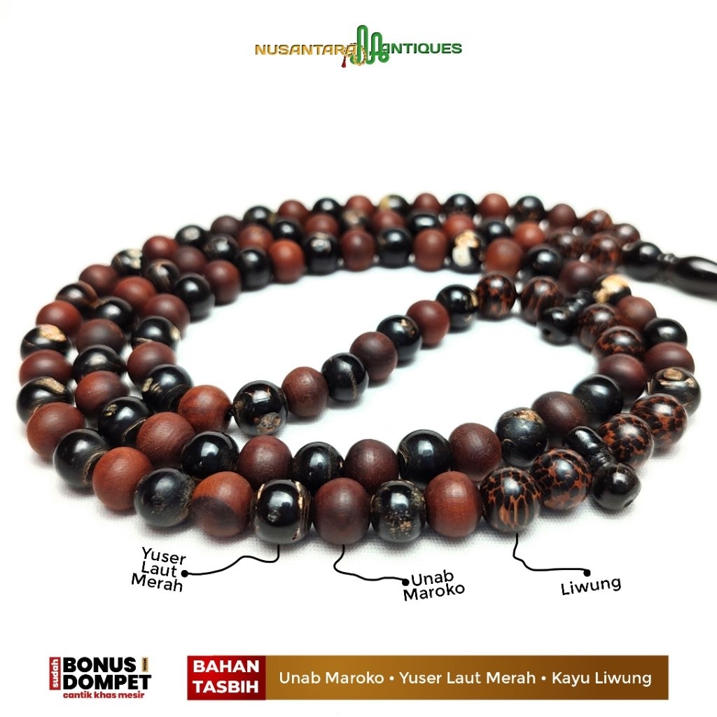 Tasbih Yuser Laut Merah Mix Liwung Dan Unab Maroko