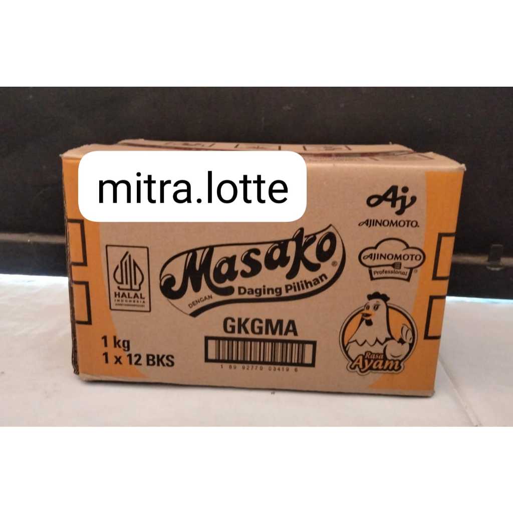 Masako Penyedap Rasa Ayam 1 Karton 1 Dus