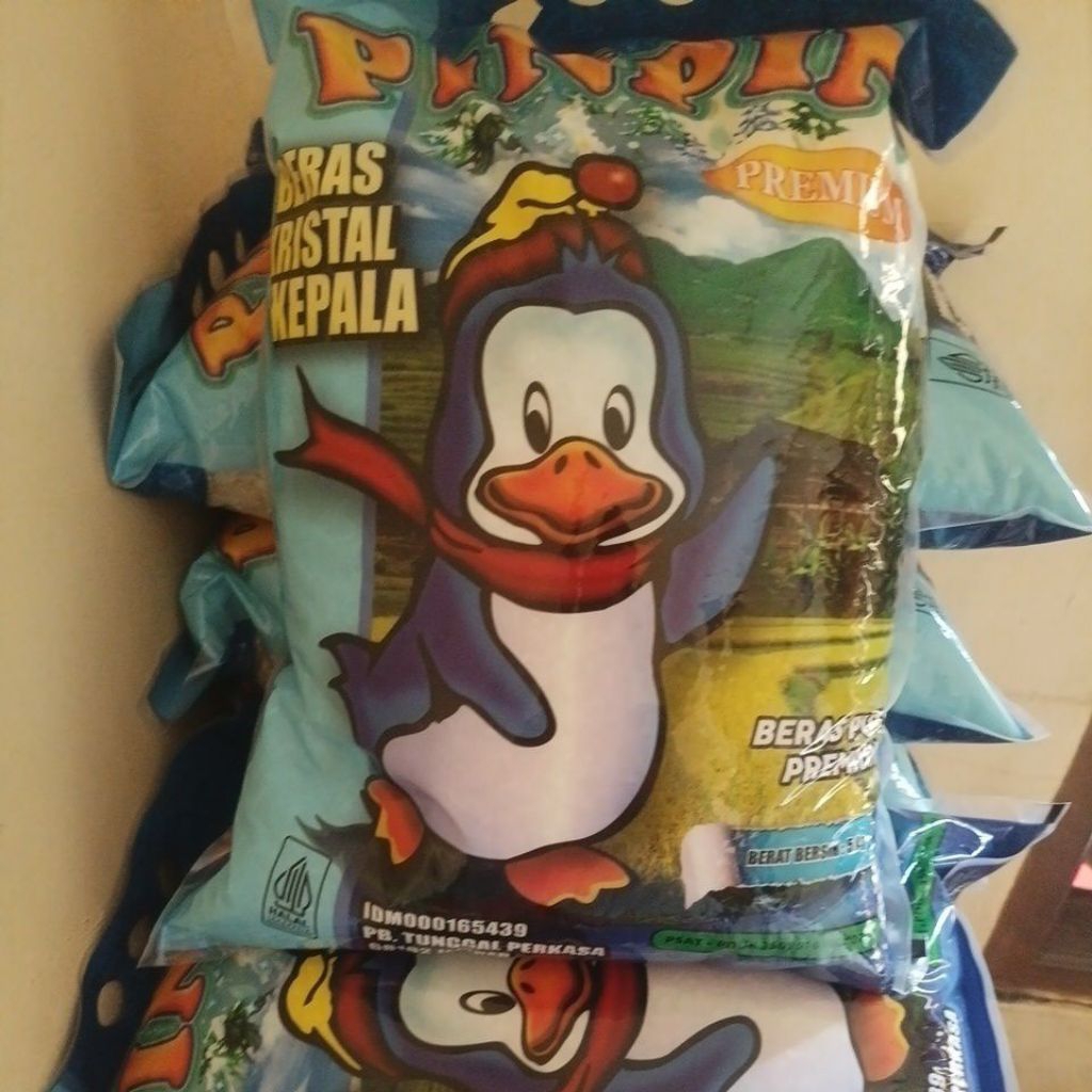 [ Langsung kirim instan] Beras pinpin 5 kg (3pcs)area Surabaya