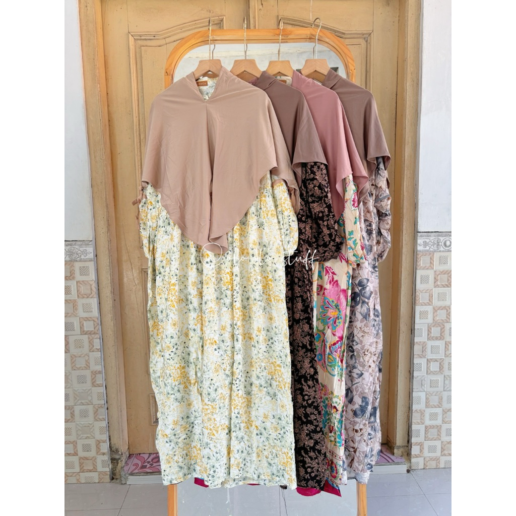 SET GAMIS HIJAB/GAMIS RAYON/MAXY DRESS RAYON