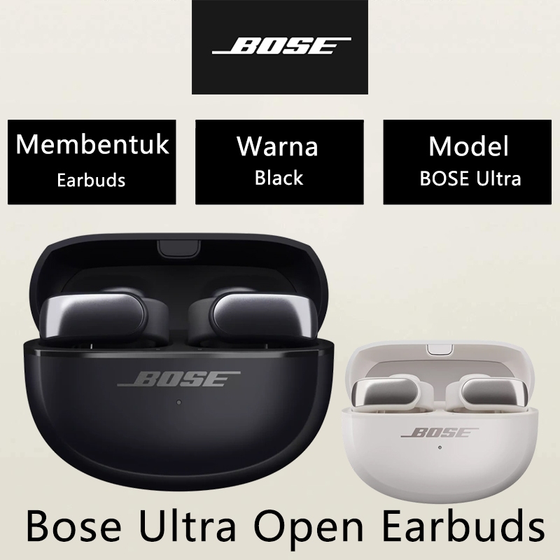 100% Original -- Bose Ultra Open Earbuds Open Ear Bluetooth Wireless Earclip for Comfort Running Noi
