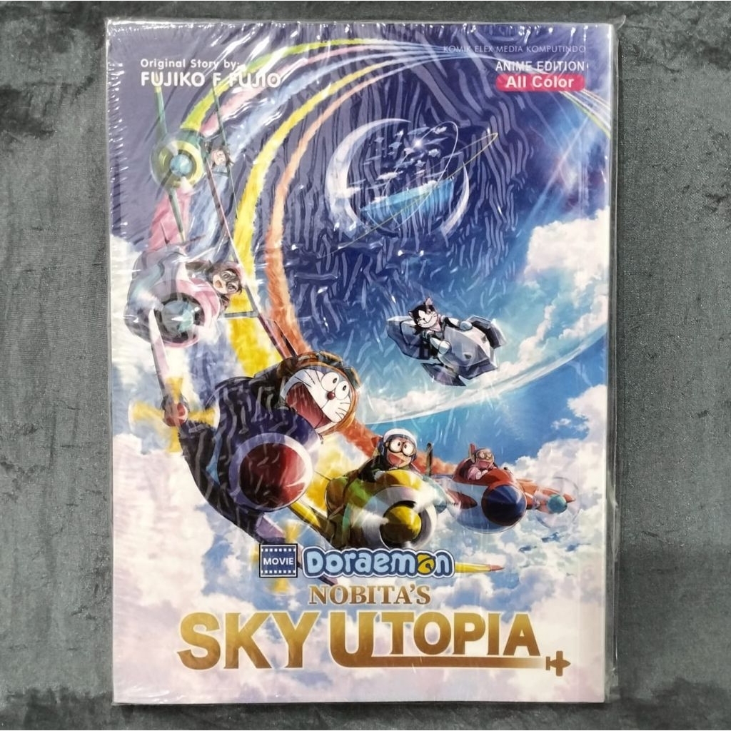 KOMIK BUKU FISIK DORAEMON MOVIE NOBITA'S SKY UTOPIA 1 BUKU TAMAT INDONESIA FULLSET LENGKAP SEGEL ORI