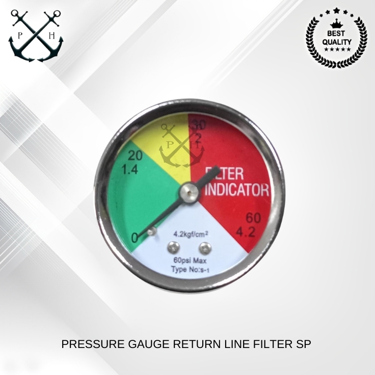PRESSURE GAUGE RETURN LINE FILTER SP