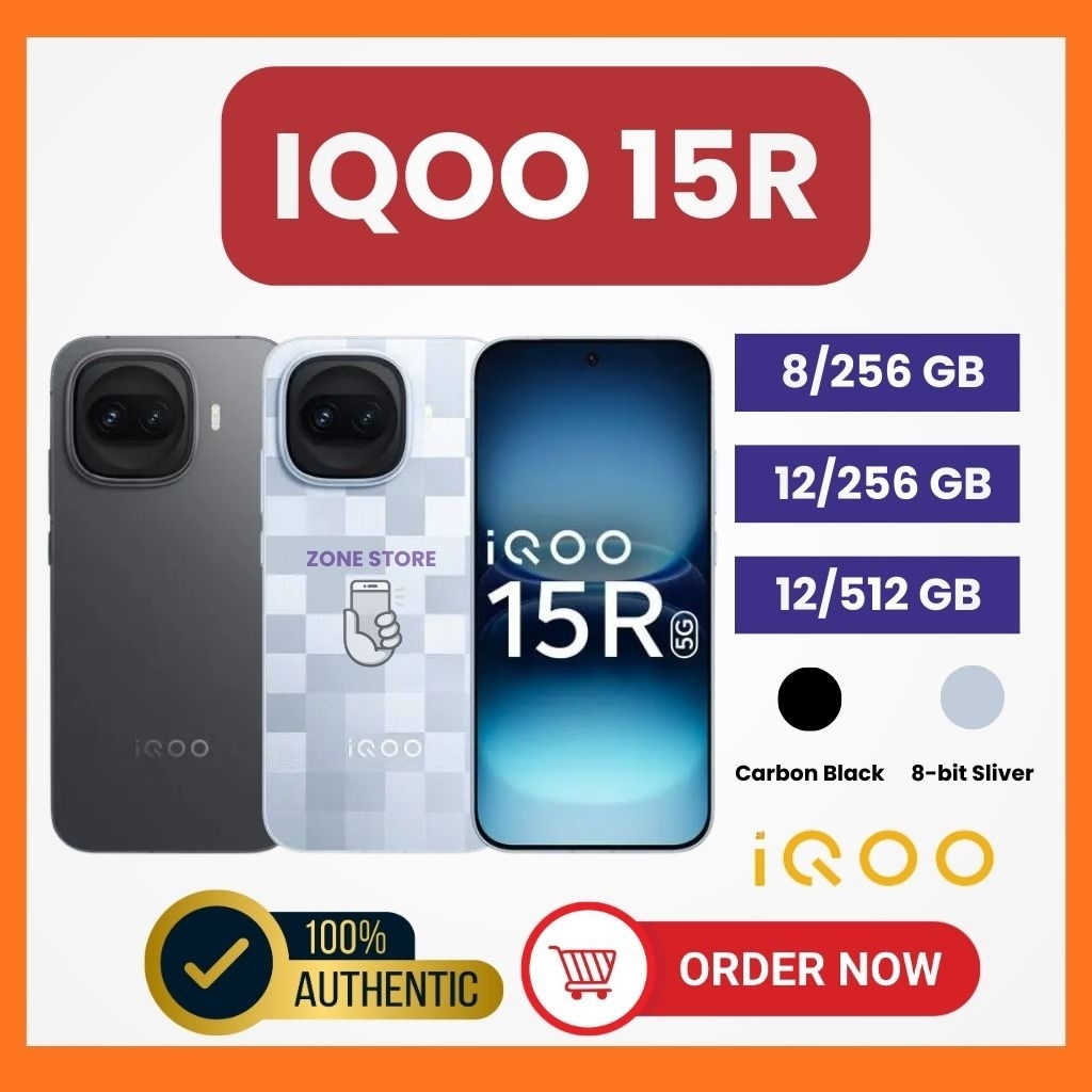 VIVO iQOO 15R Snapdragon 8 Gen 5 IQOO 15R 8/256GB 12/256GB 12/512GB
