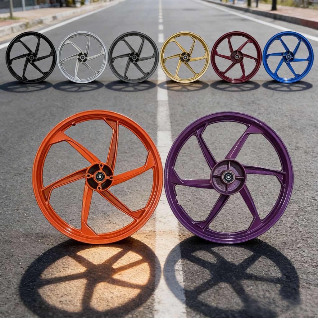 ENKEI Velg Velek Racing CNC 688  P5 R17 Supra X 125 Double Disc Konsep Malaysia