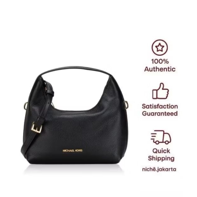 MK EMBER Small Messenger Black