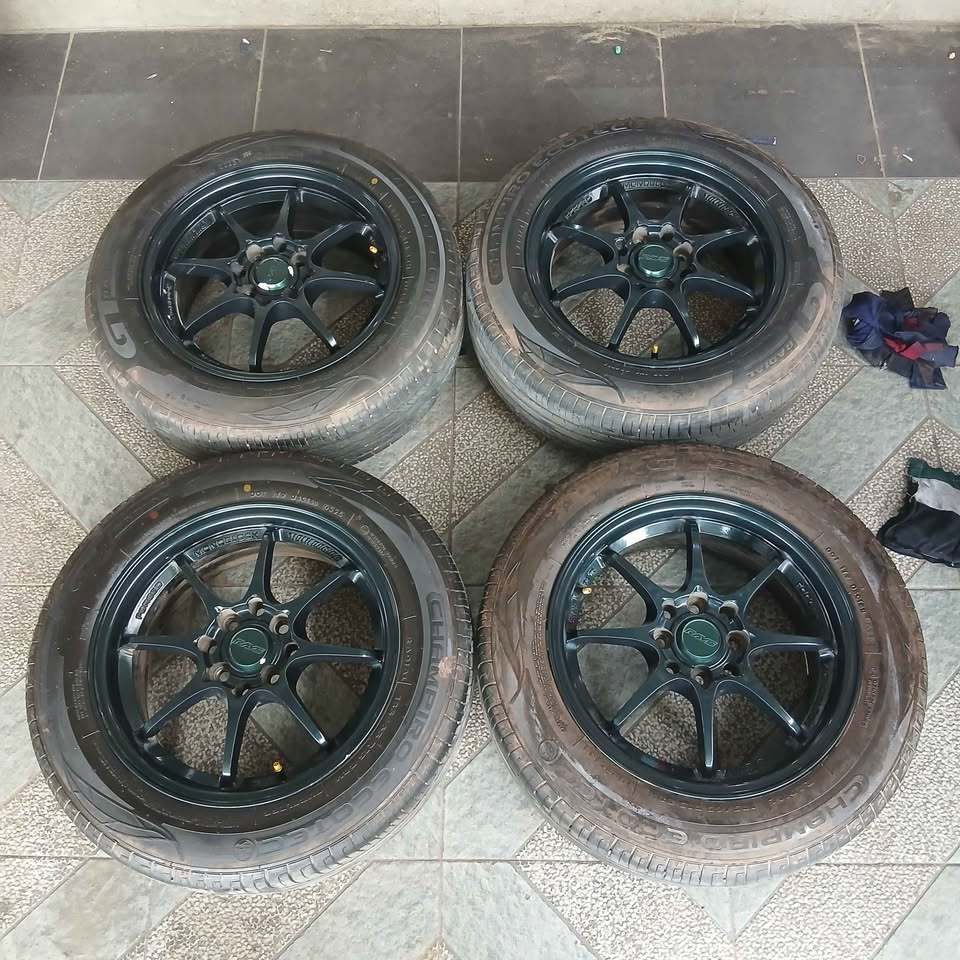 VELG CE28 R15 LEBAR 6.5 H8 SET BAN 185 65 R15 COCOK UNTUK MOBIL AVANZA XENIA LIVINA VIOS YARIS MOBIL