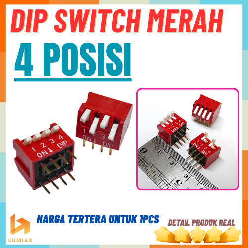 DIP SWITCH 4 PIN 4P SWITCH SLIDE