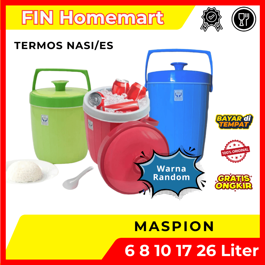TERMOS ES 6 8 10 17 26 MASPION / TERMOS NASI MASPION / RICE ICE BUCKET / TERMOS ES BATU