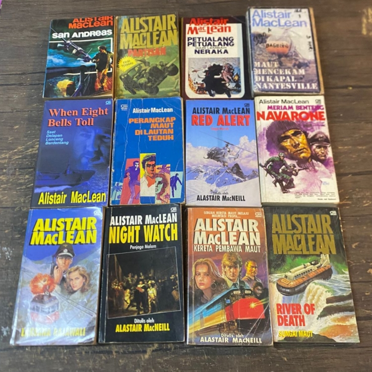 NOVEL KARYA ALASTAIR MACLEAN (Dijual Satuan/Perbuku)