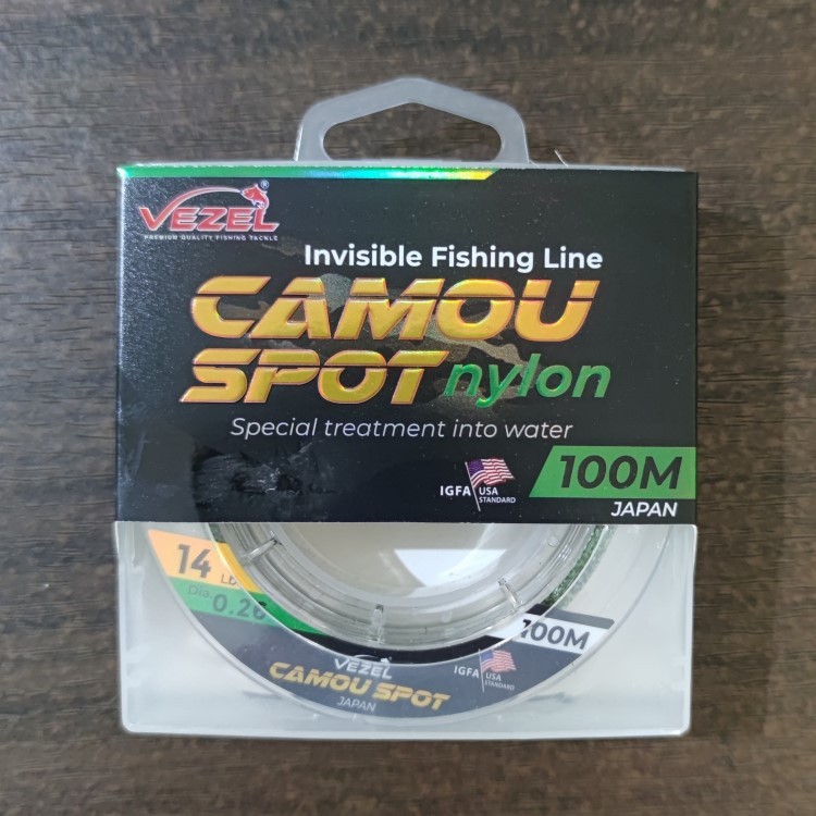Senar Camou Spot Nylon 100m Green Invisible