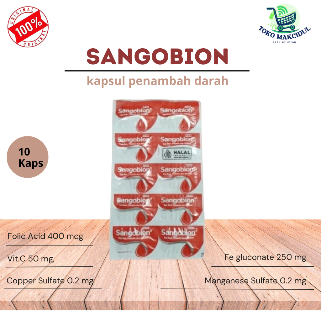 Sangobion Kapsul 10 Kapsul Penambah Darah