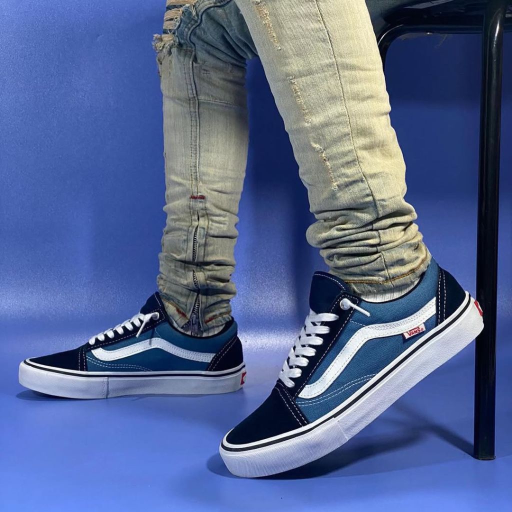 OldSkool Pro Navy White