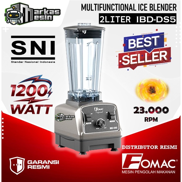 Ice Blender FOMAC IBD-DS5 Smoothie Blender Multifunctional Smothie GARANSI 1 TAHUN SNI