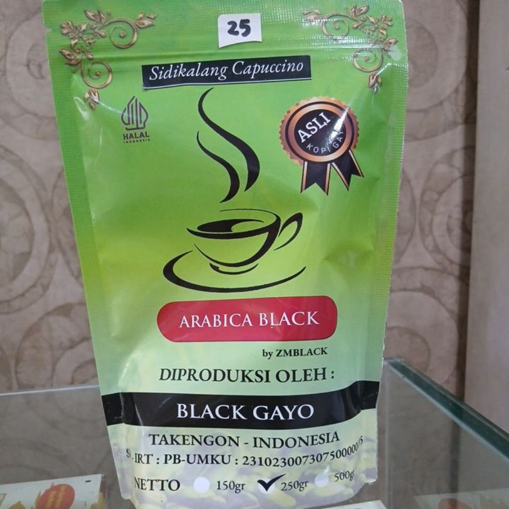 BUBUK KOPI SIDIKALANG CAPPUCINO / ARABICA BLACK / BLACK GAYO
