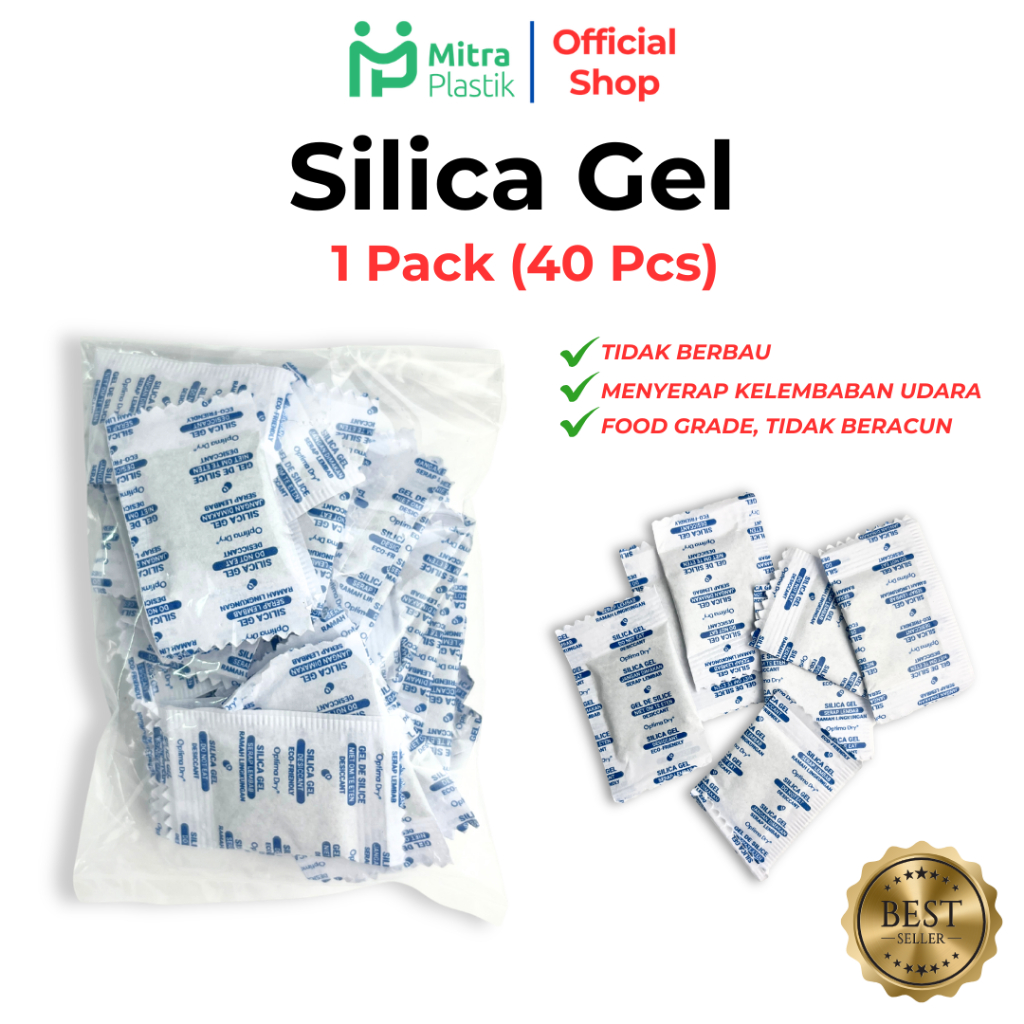 Silica Gel Natural Penyerap Kelembaban Anti Jamur Food Grade