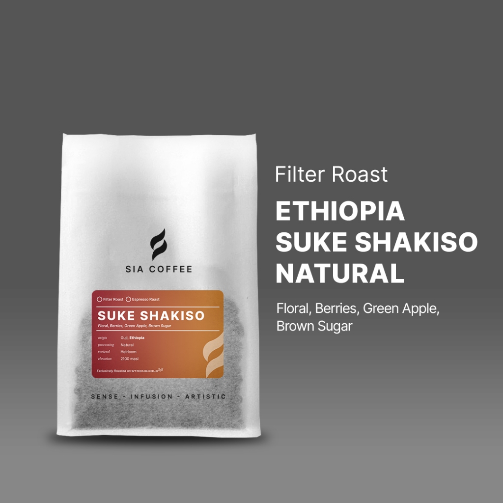 Ethiopia Suke Shakiso - Natural - SIA Coffee - Filter Roast - Kopi Arabika