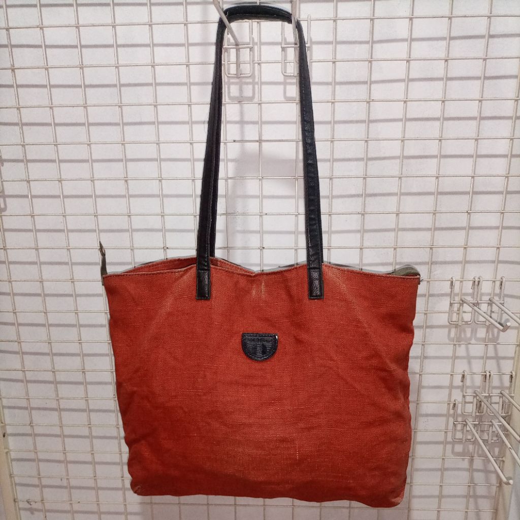 TOSCANO canvas tote bag - 39x36cm