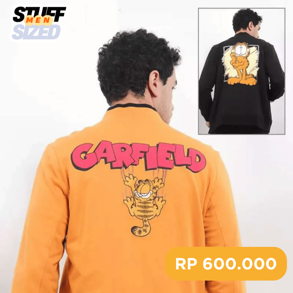 Giordano Men's Garfield Jacket Yam (Yellow) [0107422201] Size M