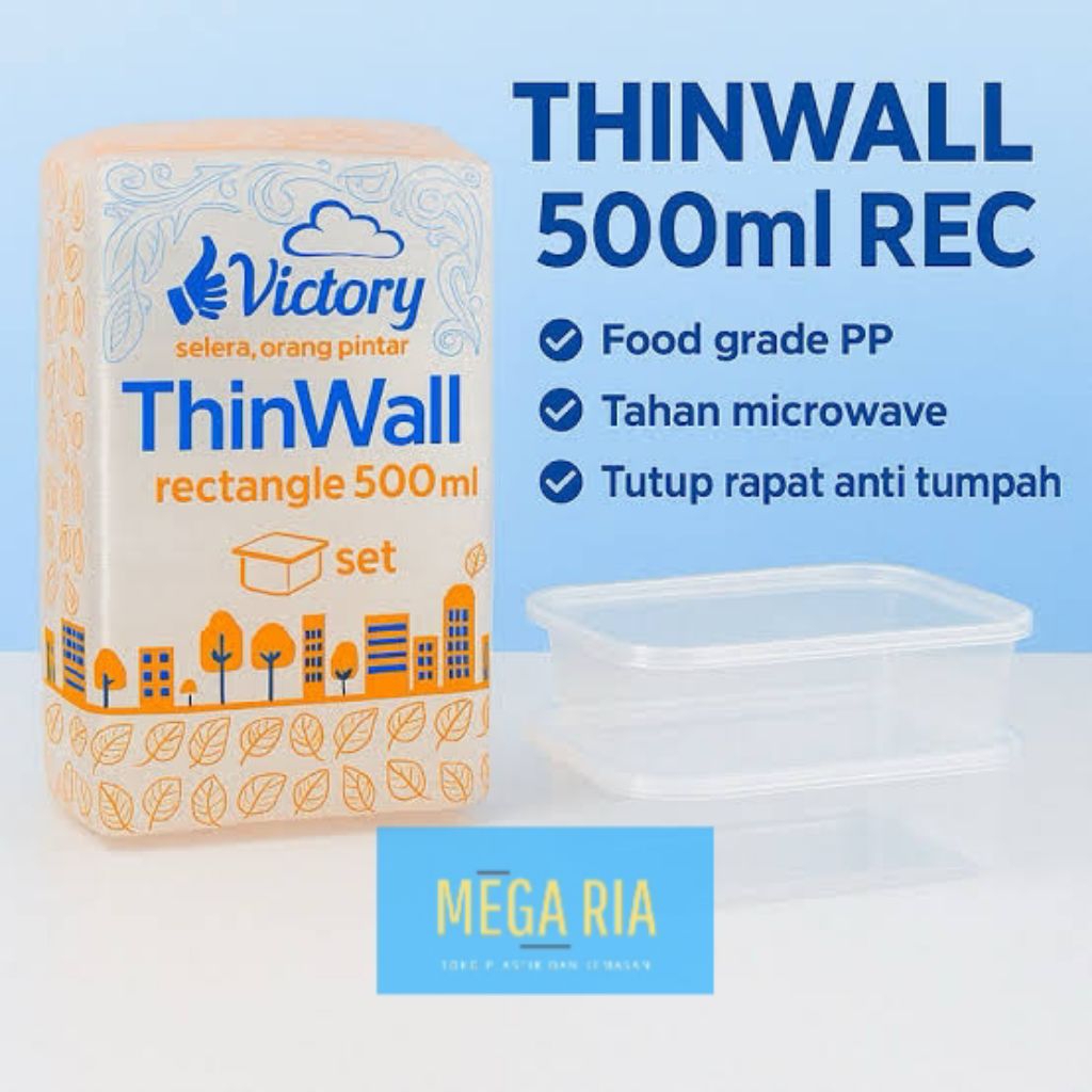 Thinwall Rectangle 500ml