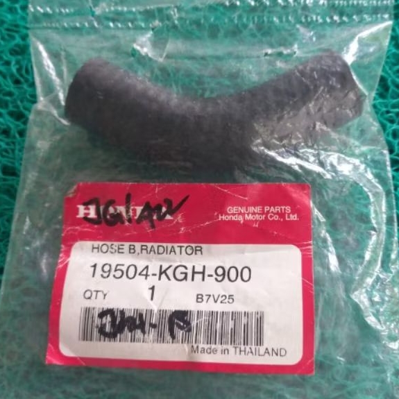 selang B radiator ori honda sonic125/dash125 thailand