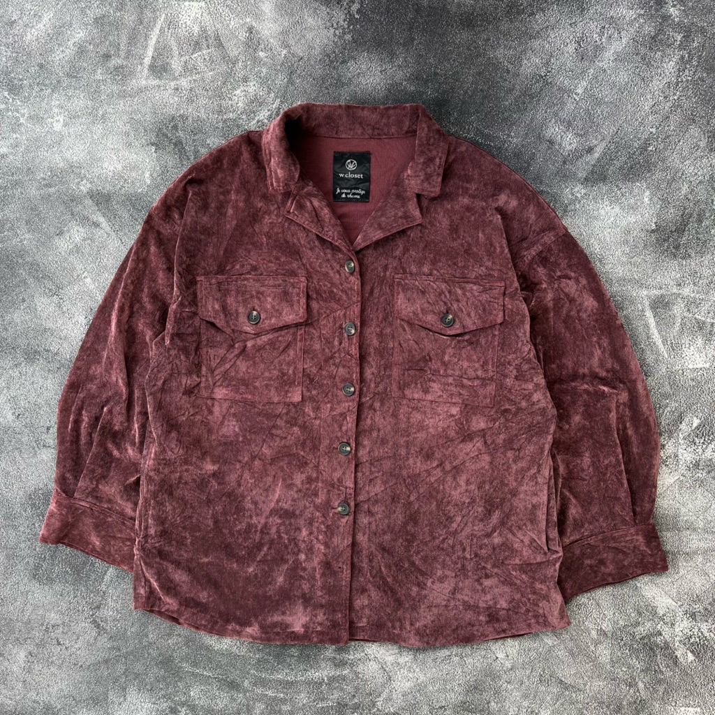 kemeja w closet 4 pocket