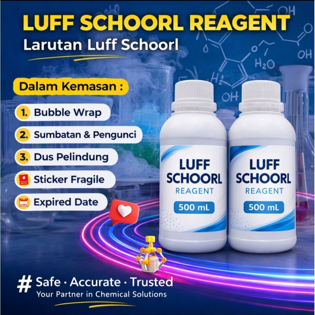 Larutan Luff Schoorl Reagent 500 mL – Reagen Analisis Gula Metode Luff Schoorl