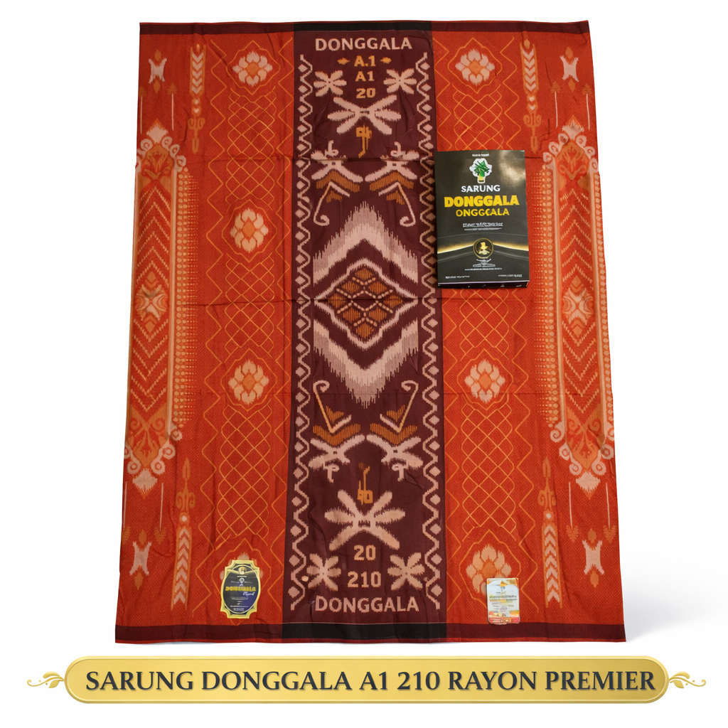 Sarung Donggala A1 210 Rayon Premier Produksi Habib Abdillah Alaydrus