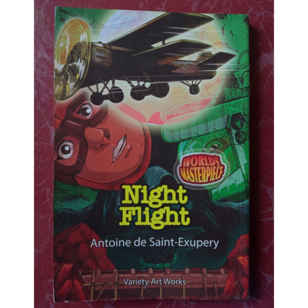 Komik seri World's Masterpiece - Night Flight ( Antoine De Saint Exupery)