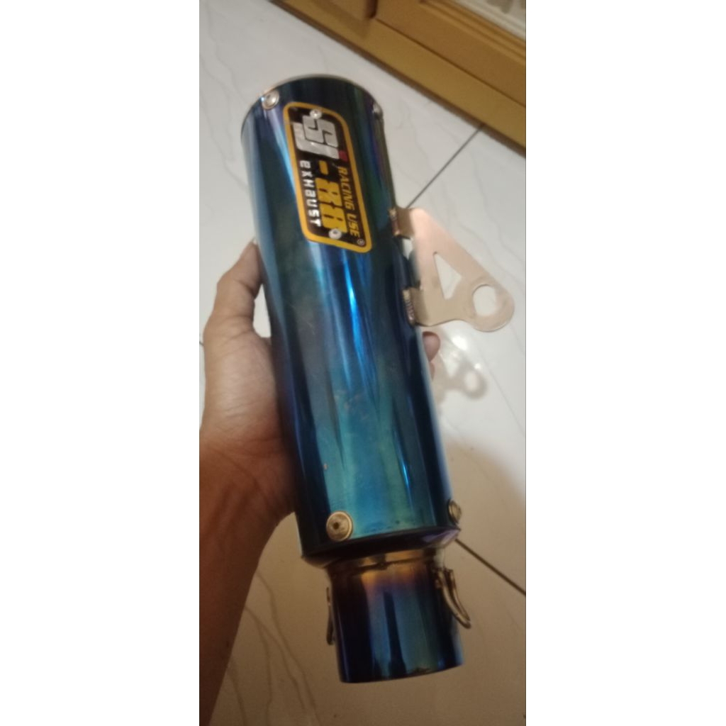 knalpot sj88 gp20 bekas satria fu karbu