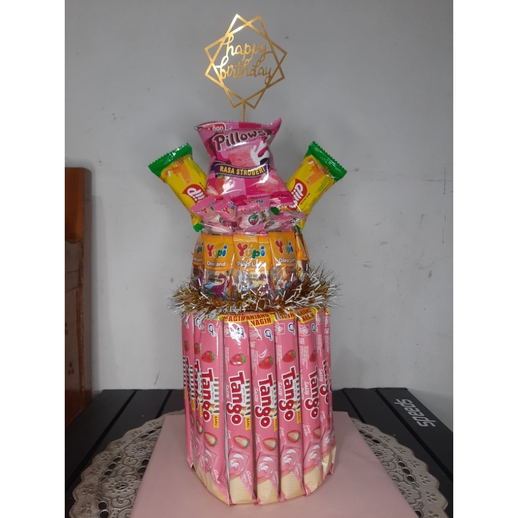 [READY] Snack Tower | Giftbox | Hadiah Ultah | Hampers | Kado Ulang Tahun | Snack Tower / Snack Tart