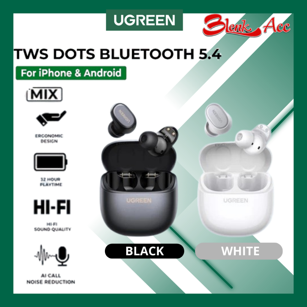TWS UGREEN TWS Dots Wireless Bluetooth 5.4 HiFi IPX5