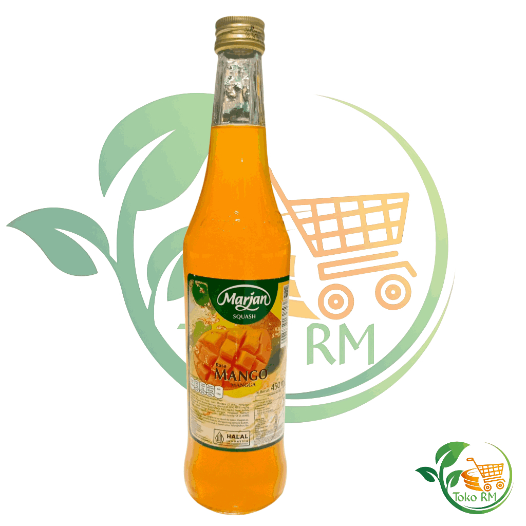Marjan Squash Rasa Mangga 450 ml/ marjan sirup mangga