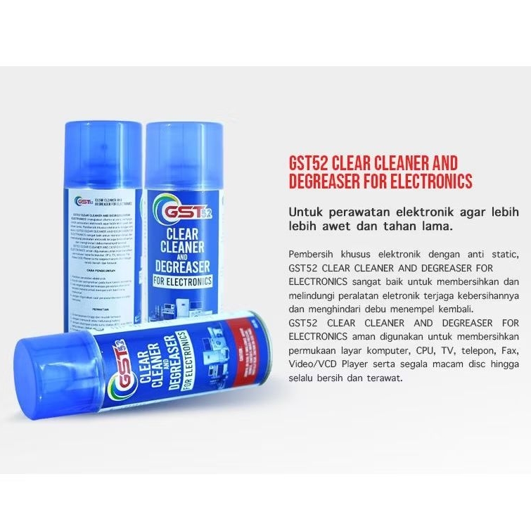 pembersih elektronik gst52 elektronik cleaner
