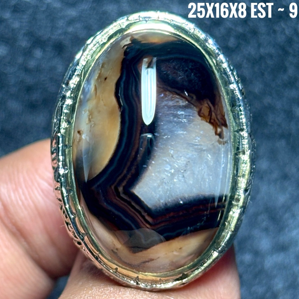 NATURAL BATU AKIK SULAIMAN GINGGANG