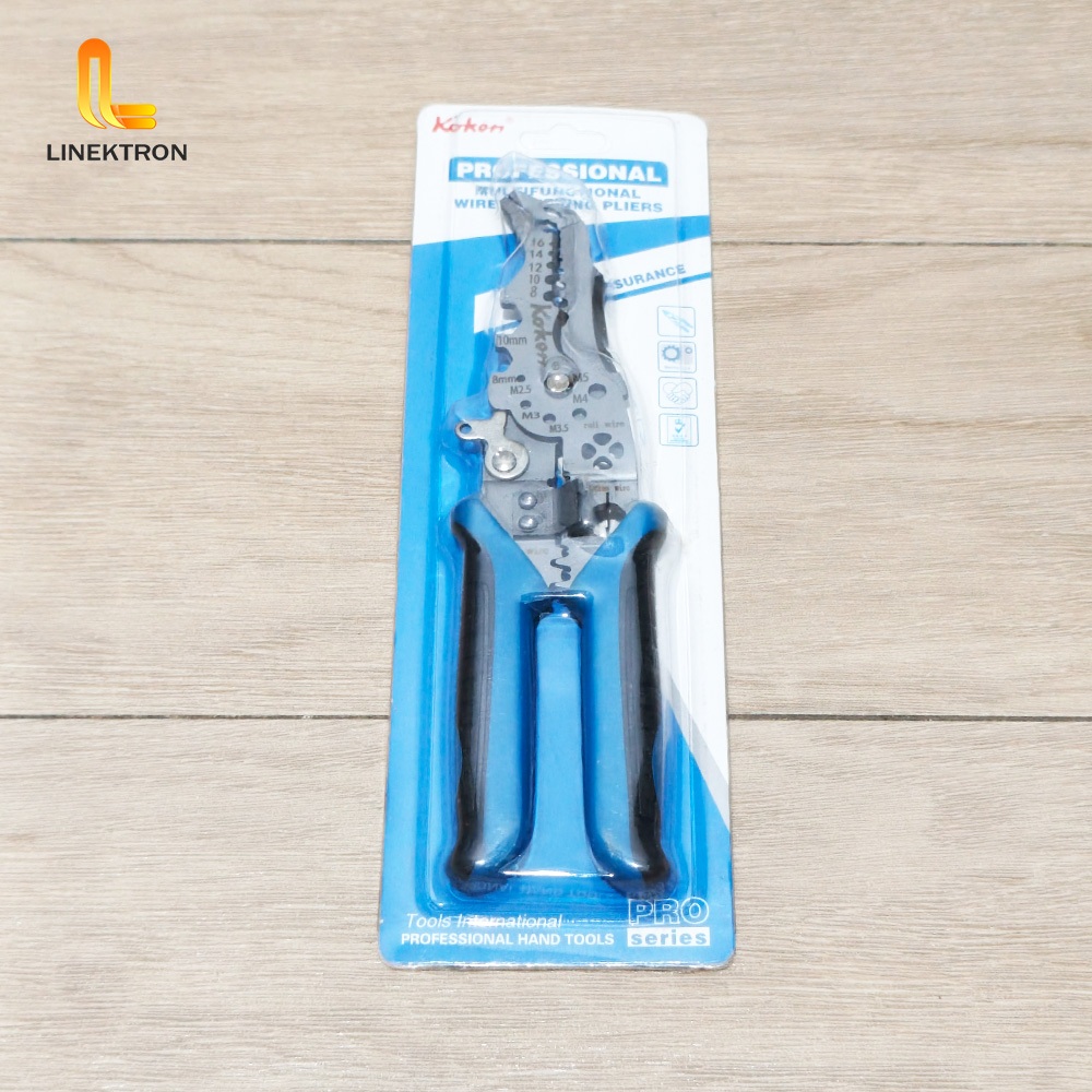 TANG KUPAS KABEL MULTIFUNCTIONAL KOKON / TANG KUPAS KABEL MULTIFUNGSI KOKON / TANG POTONG KUPAS KABE