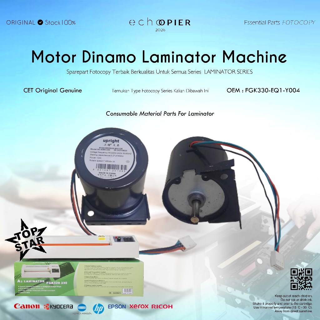 Mesin Laminating A3-A4-F4 Laminasi Motor Dinamo Machine Gear Dokumen Pemanas Dingin Top Star