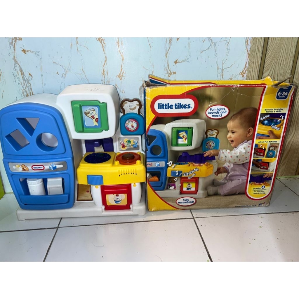 Little Tikes DiscoverSounds Kitchen / mainan kulkas sorter shape little tikes edukasi bayi