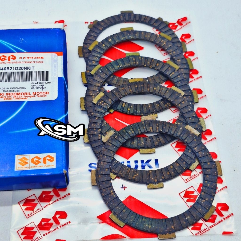 Kampas Plat Kopling 1 Set Kampas Kopling Suzuki Shogun 110 R New/Shogun 110 Kebo