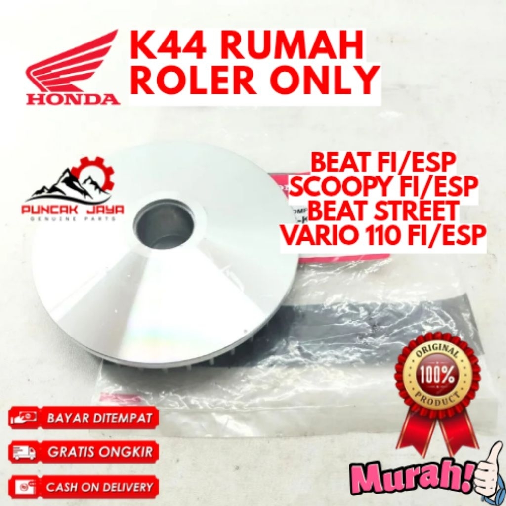 RUMAH ROLLER ONLY ORIGINAL HONDA KODE K44, RUMAH ROLLER ONLY BEAT FI / ESP, RUMAH ROLLER ONLY SCOOPY