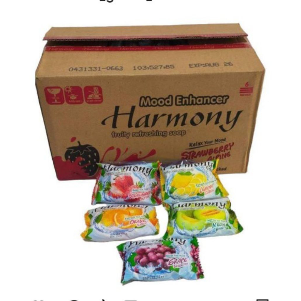 [COD]Promo 1Dus Sabun Mandi Harmony Aroma Buah Isi 72 Buah/Sabun Harmony 1 Dus Harga Grosir/Sabun Ha
